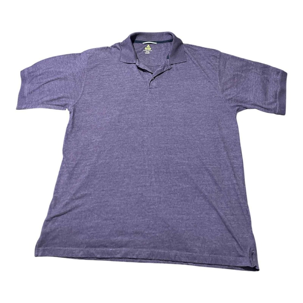 Rugged Trails Polo Shirt Mens 2XL Purple Heather Short Sleeve Casual Golf Collar